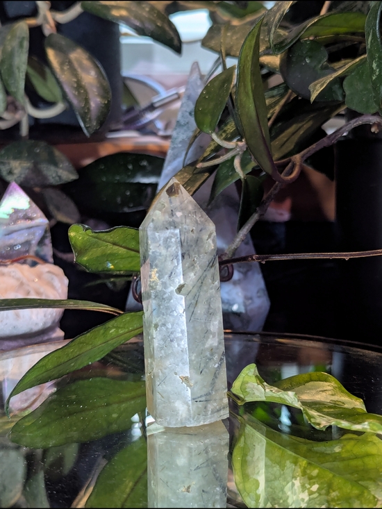 Other - LAST CALL Green Prehnite Tower w/ Epidote Inclusions